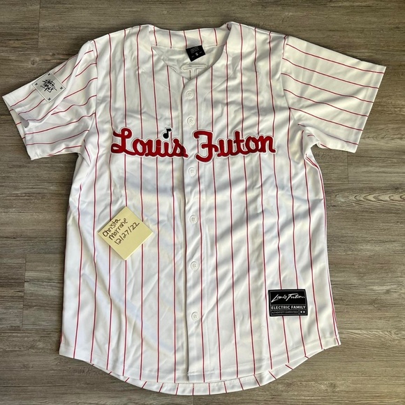 NWT Louis Futon x Electric Family unisex baseball jersey - Picture 2 of 4